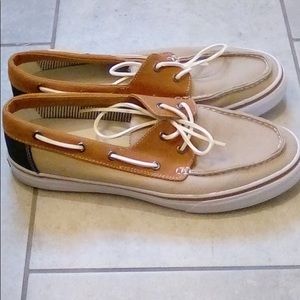 Men's boat shoes.